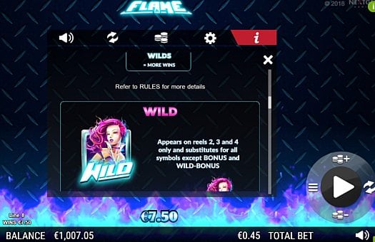 Wild в онлайн аппарате Flame